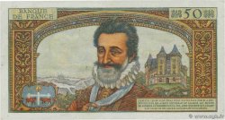 50 Nouveaux Francs HENRI IV FRANCE 1961 F.58.06 VF+