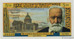 5 Nouveaux Francs VICTOR HUGO FRANCIA 1965 F.56.18 SC+