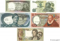 20, 50, 500 et 1000 Escudos Lot PORTUGAL 1964 P.LOT