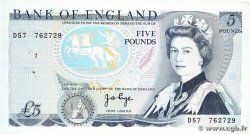 5 Pounds ANGLETERRE 1971 P.378a pr.SUP
