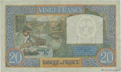 20 Francs TRAVAIL ET SCIENCE FRANCE 1941 F.12.20 TTB+