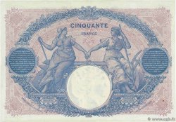 50 Francs BLEU ET ROSE FRANCE 1919 F.14.32 VF