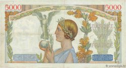 5000 Francs VICTOIRE Impression à plat FRANCE 1941 F.46.28 F+