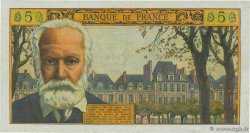 5 Nouveaux Francs VICTOR HUGO FRANCE 1961 F.56.08 VF