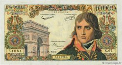 10000 Francs BONAPARTE FRANKREICH 1957 F.51.07 SS