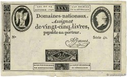 25 Livres FRANCE 1792 Ass.37a pr.TB