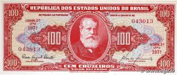 100 Cruzeiros BRÉSIL 1960 P.162 SUP