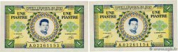 1 Piastre - 1 Riel Consécutifs INDOCHINE FRANÇAISE 1953 P.093 pr.NEUF