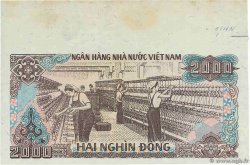 2000 Dong Épreuve VIETNAM 1988 P.107e XF+