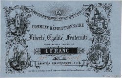 1 Franc FRANCE régionalisme et divers 1852 - SUP