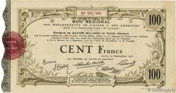 100 Francs FRANCE régionalisme et divers Laon 1915 JP.02-1305 pr.SPL
