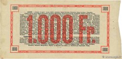 1000 Francs Petit numéro FRANCE régionalisme et divers Laon 1915 JP.02-1307 SUP+