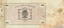 1000 Francs Spécimen FRANCE régionalisme et divers Saint-Quentin 1915 JP.02-2067s pr.TTB