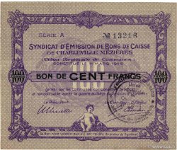 100 Francs FRANCE régionalisme et divers Charleville-Mézières 1916 JP.08-100 pr.NEUF