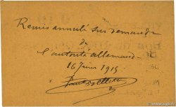 10 Centimes Annulé FRANCE régionalisme et divers Douai 1915 JP.59-2959 NEUF