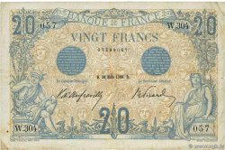 20 Francs BLEU FRANCE 1906 F.10.01 F
