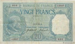 20 Francs BAYARD FRANCE 1917 F.11.02