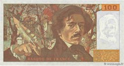 100 Francs DELACROIX imprimé en continu FRANCE 1991 F.69bis.03c2 XF-