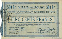 500 Francs FRANCE régionalisme et divers Douai 1915 JP.59-738 pr.SPL