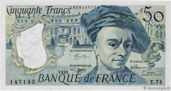 50 Francs QUENTIN DE LA TOUR FRANCE 1992 F.67.19e NEUF