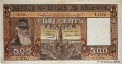 500 Francs BELGIQUE 1945 P.127a