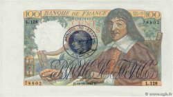 100 Francs DESCARTES 1945 Non émis FRANCE 1944 F.27.09NE pr.NEUF