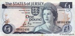 1 Pound JERSEY 1976 P.11b TB