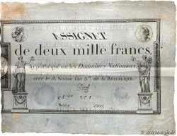 2000 Francs FRANCE 1795 Ass.51a VF