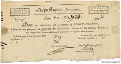 20 Francs FRANCE 1798 Laf.212 XF