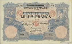 1000 Francs sur 100 Francs TUNISIE 1942 P.31 TTB+