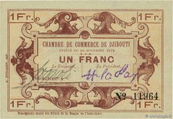 1 Franc DJIBOUTI 1919 P.24 AU