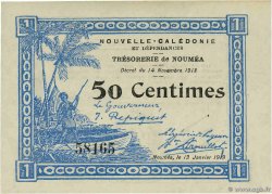 50 Centimes NOUVELLE CALÉDONIE 1919 P.33b AU+