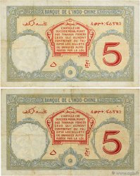 5 Francs Lot DJIBOUTI 1936 P.06b et P.11 TB
