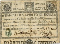 44 Scudi ITALIE 1786 PS.418 B+