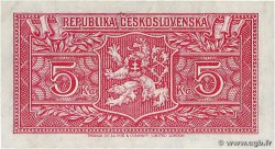 5 Korun CECOSLOVACCHIA 1945 P.059a BB