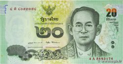 20 Baht THAÏLANDE 2013 P.118 TTB+