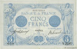 5 Francs BLEU FRANCE 1913 F.02.18 VF+