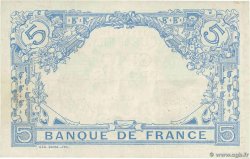 5 Francs BLEU FRANCE 1915 F.02.28 VF+
