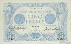 5 Francs BLEU FRANCE 1915 F.02.31 VF+