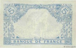 5 Francs BLEU FRANCE 1915 F.02.31 VF+