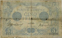 5 Francs BLEU lion inversé FRANCE 1916 F.02bis.04