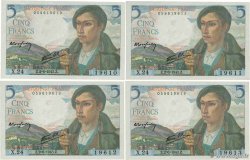 5 Francs BERGER Consécutifs FRANCIA 1943 F.05.01