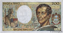 200 Francs MONTESQUIEU FRANCE 1986 F.70.06 TTB