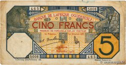 5 Francs DAKAR AFRIQUE OCCIDENTALE FRANÇAISE (1895-1958) Dakar 1932 P.05Be