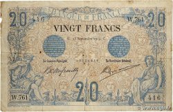20 Francs NOIR FRANCE 1904 F.09.03 TB