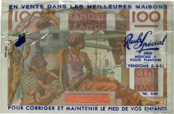 100 Francs JEUNE PAYSAN Publicitaire FRANCE 1952 F.28.31 NEUF