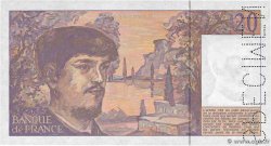 20 Francs DEBUSSY à fil de sécurité Spécimen FRANCIA 1990 F.66bis.01Sp2 FDC