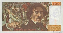 100 Francs DELACROIX modifié Fauté FRANCE 1979 F.69.03 SPL