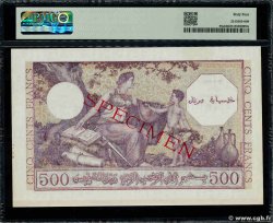 500 Francs Spécimen ALGERIEN 1944 P.095s fST+