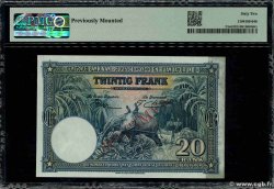 20 Francs Spécimen BELGIAN CONGO 1952 P.23s UNC-